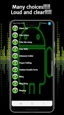 Very Funny Song Ringtones android App screenshot 2