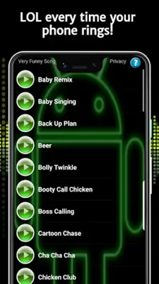 Very Funny Song Ringtones android App screenshot 6